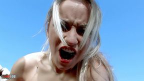 jorge fernandez fucking with the spectacular french beurette krystal wallas at the beach