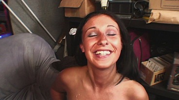 Kinzy Jo Loves Eating Cum