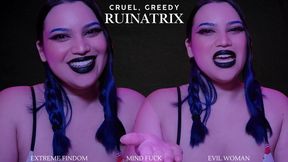 Cruel Mind Fuck Destruction with Ruinatrix Countess Wednesday - Financial Ruination, Hardcore Verbal Humiliation, Extreme Findom, Evil Woman MP4 1080p AUDIO ONLY