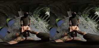 Lara Croft's Expedition Leads Her into a Threeway