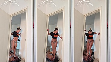 Throat Slave: I'm only fit to be step** on