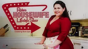 Karla Lane in Retro Housewife Lifestyle Show