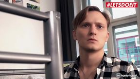 HORNY HOSTEL - (Jenny Wild, Stanley Johnson) - Small Tits Teen Enjoys Hardcore Sex With A Stranger Full Scene