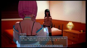 futa fantasy – futa ntr [ cuckold hentai game pornplay ] ep.1 my best friend gets filled and covered by dark elf futanari thick cum