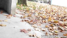 Euro street lady gets pounded and filmed by thrilled guy