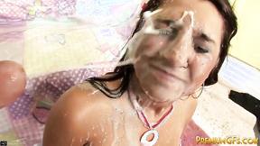 ”Piper Brady Banged Hard & Blowbang Cumming splits”