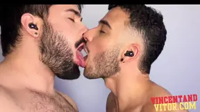 BOYS KISSING, SUCKING HUGE COCK, FINGERING AND RIMMING