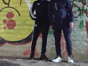 Scally gay boys wank outdoor and homemade scally fuck