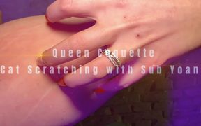 Catgirl Domina Scratches Her Sub - Long Nails Fetish &amp; Scratch Play