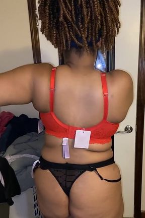 Ebony Gets New Lingerie