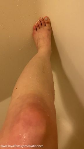 Shaving in the Shower