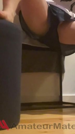 Roommate Caught Free-balling and Flashing His Smooth Balls