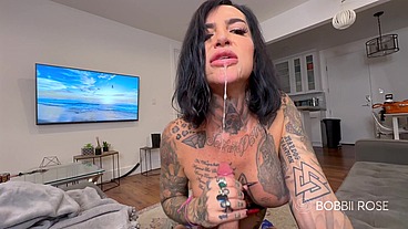 Bobbii Rose POV Blowjob & Titty Fuck
