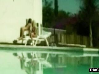 Mature Golden-haired Playgirl Stretched Wide in Outdoor Anal Action