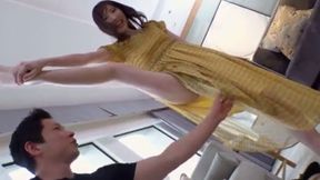 Slender Model Teacher With Perfect Legs and Face Offers Miraculous Classroom Intimacy