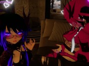 Mistress plays with pets Futa cock until they cum