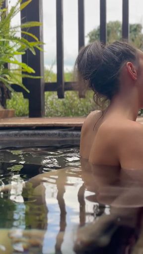 Steamy Hot Tub Blowjob