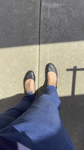 Walking in flats
