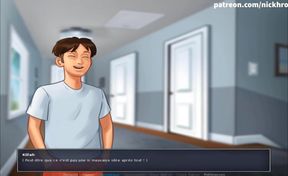 Summertime saga part 166 - chearleader boobs ( French sub )
