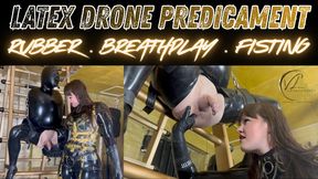 (720P) LATEX DRONE PREDICAMENT - RUBBER . BREATHPLAY . FISTING. Vivienne l'Amour puts her rubber drone through it's paces, suspending it in leather and chains, legs spread and gasping for deep hard fisting.