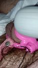 cumming in cage with vibrator