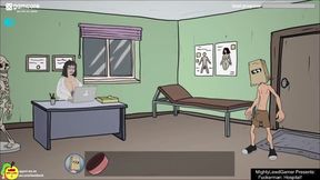 Fuckerman Hospital Nurse DP Rough 3some Milking Futanari