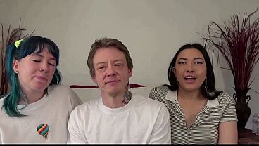 Hot MILFs take hard cocks in raw casting couch session