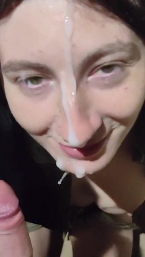 Thrilling moment from &quot;Fill my face and mouth! I can never get enough of your cum! 💋(DIALOGHI ITA) (Amatoriale OUTDOOR)&quot;