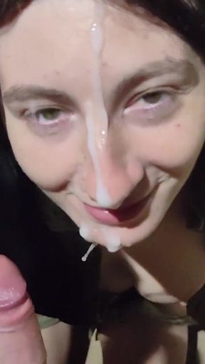 Thrilling moment from &quot;Fill my face and mouth! I can never get enough of your cum! 💋(DIALOGHI ITA) (Amatoriale OUTDOOR)&quot;