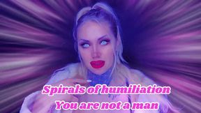 Spirals of your humiliation - Open that mouth wider, you pathetic cum dumpster WMV