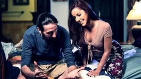 ”Naughty Latin stepdaughter meet & fuck big cock mature step dad”