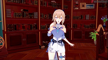 Jean fucking in her office - FULL POV - Genshin Impact - Thanks