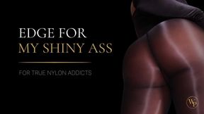 Edge To My Ass In Shiny Pantyhose