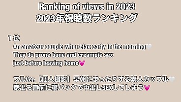 2023年全動画視聴数ランキングベスト5