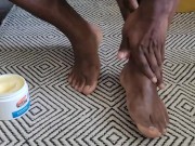 Shiny feet