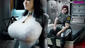 Cartoon fantasy with a twist - Miranda gets it from behind