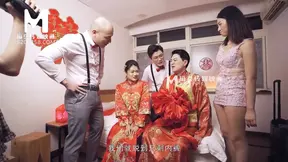 Lewd wedding ceremony with Liang Yun Fei