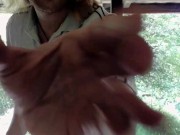 Fapping my big dick in an abandoned old shed I've found