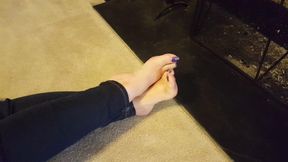 Do you think you could make it five minutes jerking and not cumming for my feet?