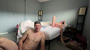 Gave him a facial after he fucked me