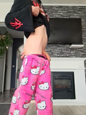 Dumb femboy is getting trained