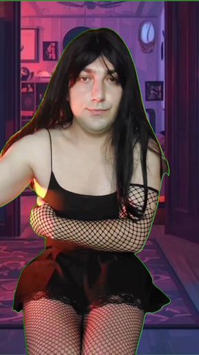 7 Bubble Butt Blonde in Goth Feminine Legs Soft Body Sweet Skin