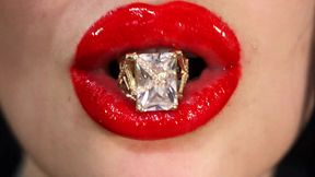 Lipstick & jewelry & nails fetish