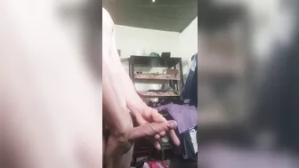 Daddy Bear Strokes His Thick Hard Cock Until He Cums