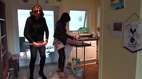 Alison thighbootboy and zara - how hard do you  want it?