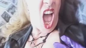 French MILF in Latex Got Fucked in Her Face