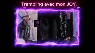 Je teste mes 2 nouvelles cuissares en séance de trampling
