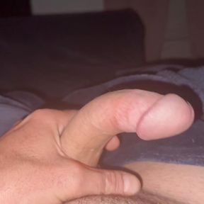 Jacking My Hard Dick To A Thick Creamy Orgasm