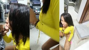 chica joven flaca morena iniciando con videos .