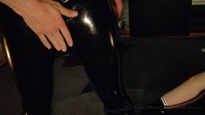 Lick and open your mouth